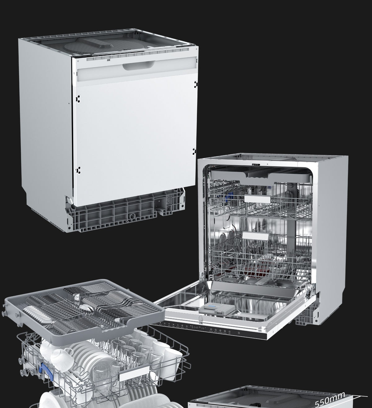 Smart Dishwasher Machine Energy Water Saving Dish Washer A+++ Dishwasher Compact Home Kitchen