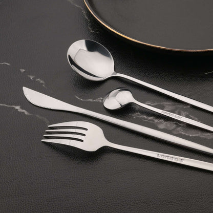 Conjunto de 6 Garfos de Jantar de Aço Inoxidável Polido Talheres Dourados Prateados Utensílios de Cozinha Ocidentais Garfos de Mesa para Restaurante