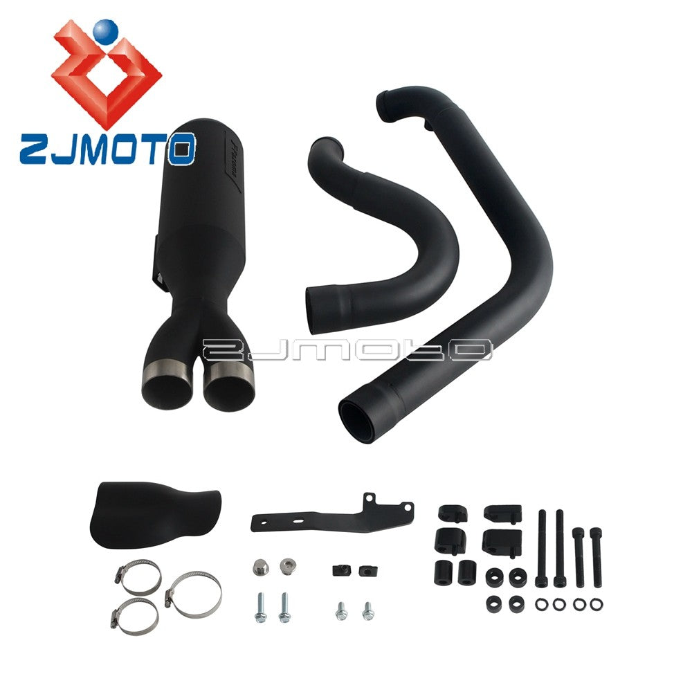 For Harley M8 Touring Electra Glide Road King Street Glide Road Glide 2017-2025 Motorcycle Complete Exhaust Muffler Escape Pipe