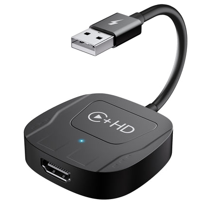 Carplay Wireless Adapter with Youtube/Netflix/Tiktok, Wireless Carplay USB Dongle for Factory Wired Carplay to Wireless