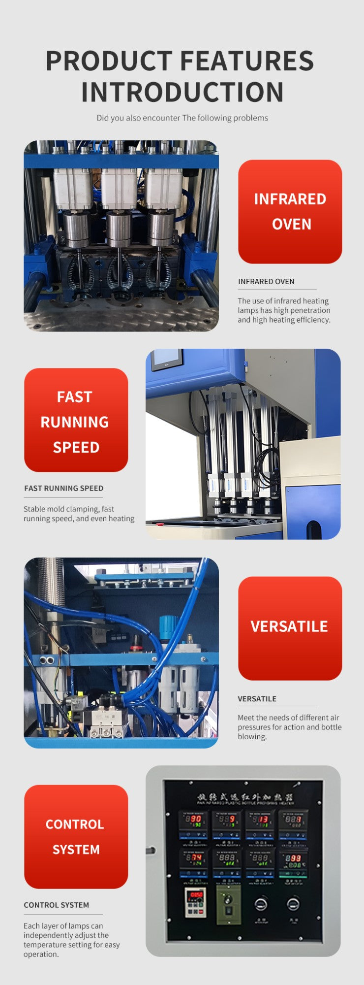 Water bottle 19 liter making machine popular widely used 5 gallon pet bottle blowing machine Blow Molding Machine