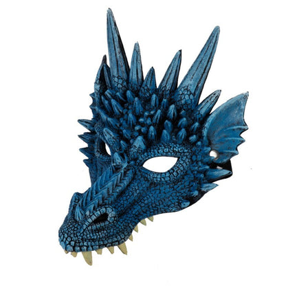 PU Foaming 3D Animal Dragon Mask for Halloween Carnival Party Halloween Dragon Mask Cosplay Dragon Scary Mask Monster Mask