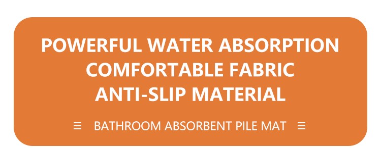 Bathroom Rug Super Absorbent Soft Microfiber Shaggy Bath Mat Non-Slip Machine Washable Bath Rug