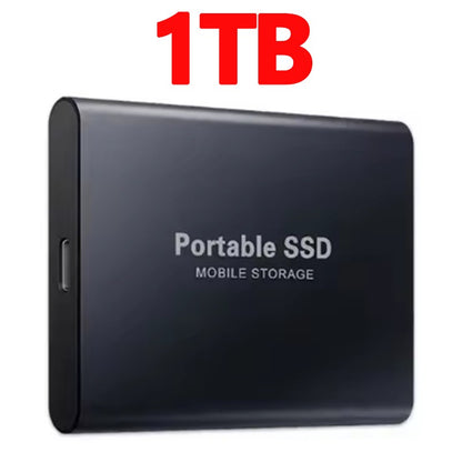 SSD Portátil de Alta Velocidade 16TB Unidade de Estado Sólido Externa 1TB 2TB Disco Rígido Potente 4TB SSD Ultrafino para PC/Laptop/Mac/Telefone