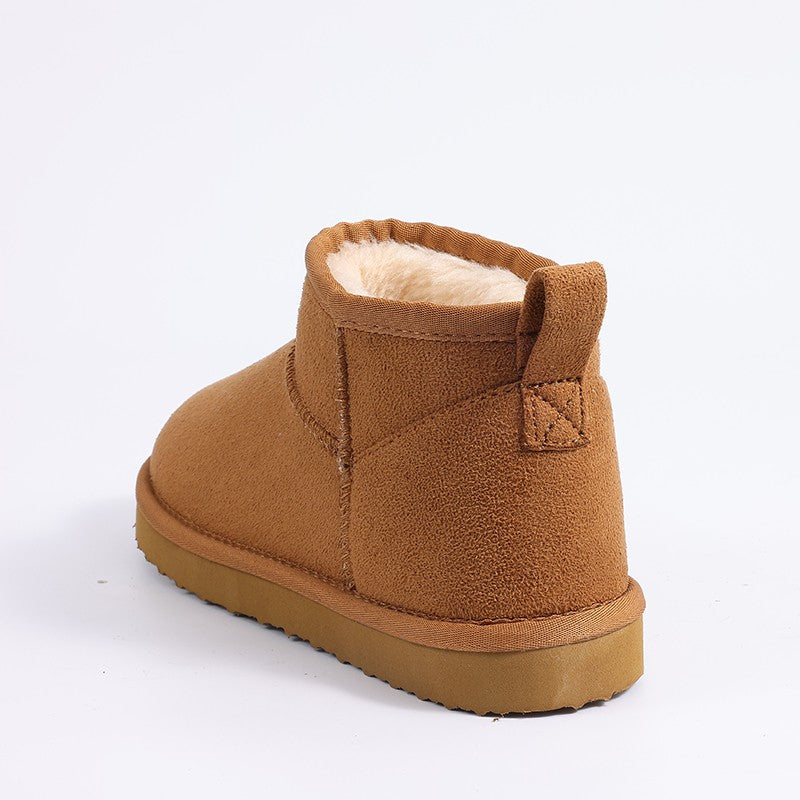 Luxury Winter Short Plush Snow Boots Cotton Shoes New Anti-suede Women Boots Casual Flat Nonslip Cotton Boots Mini Fur Boots