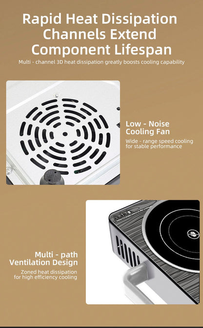 3500W High-Power Electric Ceramic Stove Induction Cooker Multifunctional Household Electronic Kitchen Appliance