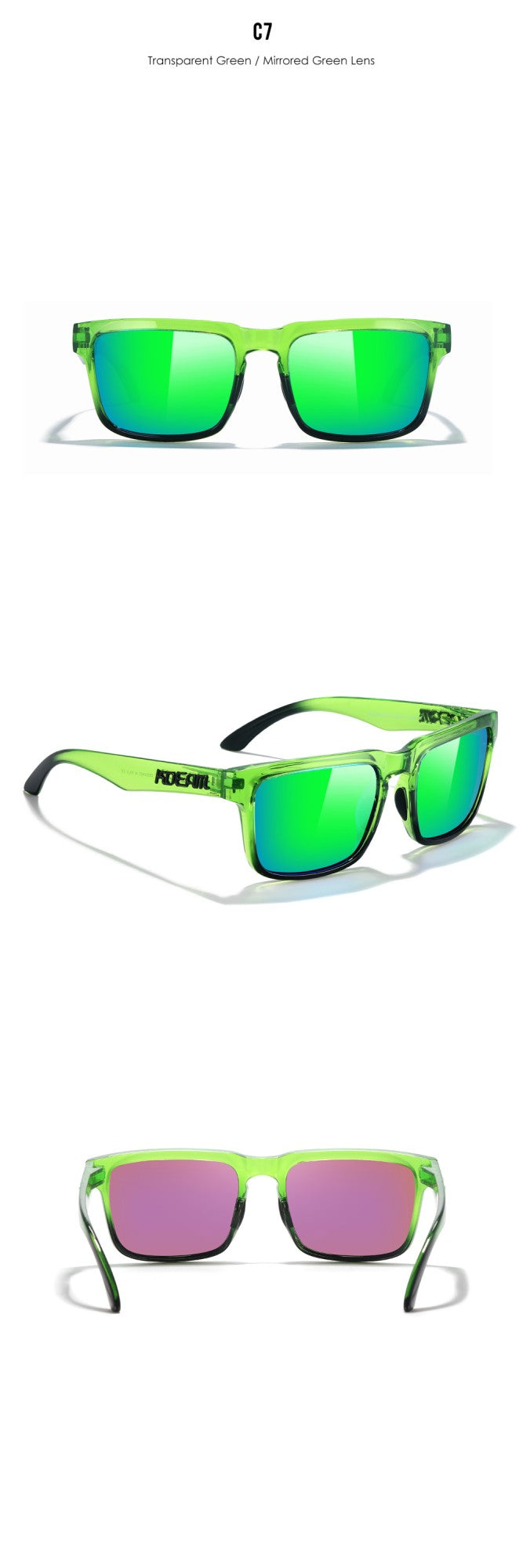 KDEAM PLUS Size Fishing Sunglasses Men 64mm Width Larger Size Polarized Sunglasses For Driving Night Vision Goggles
