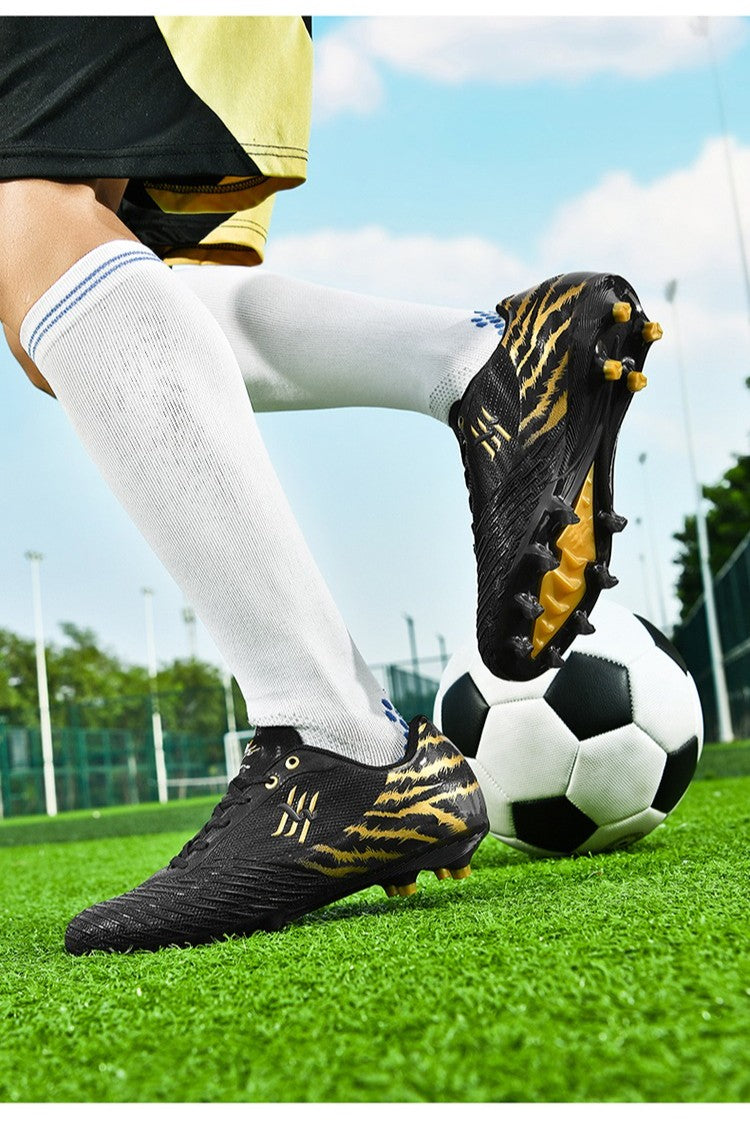 Unisex Youth Soccer Cleats Lightweight FG Football Shoes for Match Training Enhanced Grip Durable Comfortable