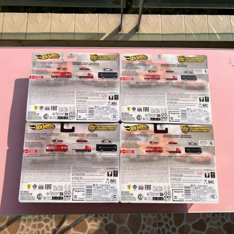 Genuine Hot Wheels Car Culture 2025 Team Transport Fleet Series Car Model 1/64 Flf56 Ferrari 250 Toyota Ae86 Alloy Model Gifts