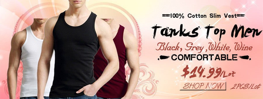 Tank Tops Men Fitness Cool Summer 100% Cotton Vest Male Sleeveless Tops Gym Slim Casual Undershirt Mens Gift 9 Colors 1PCS
