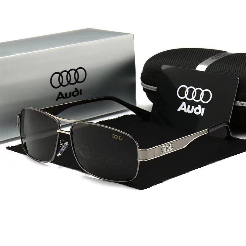 Audi Polarized UV400 Driving Sunglasses for Men/Women Square Frame Glasses Wholesale Gift for Auto Enthusiasts 557