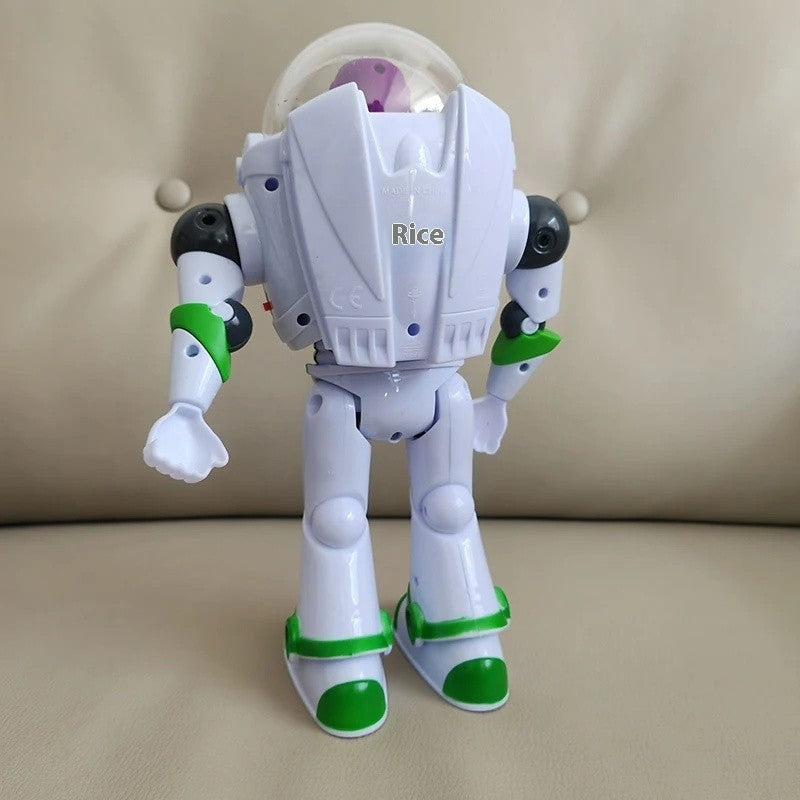 Brinquedo infantil Disney Toy Story Buzz Lightyear modelo robô elétrico que anda boneca de ação de presente de aniversário para crianças