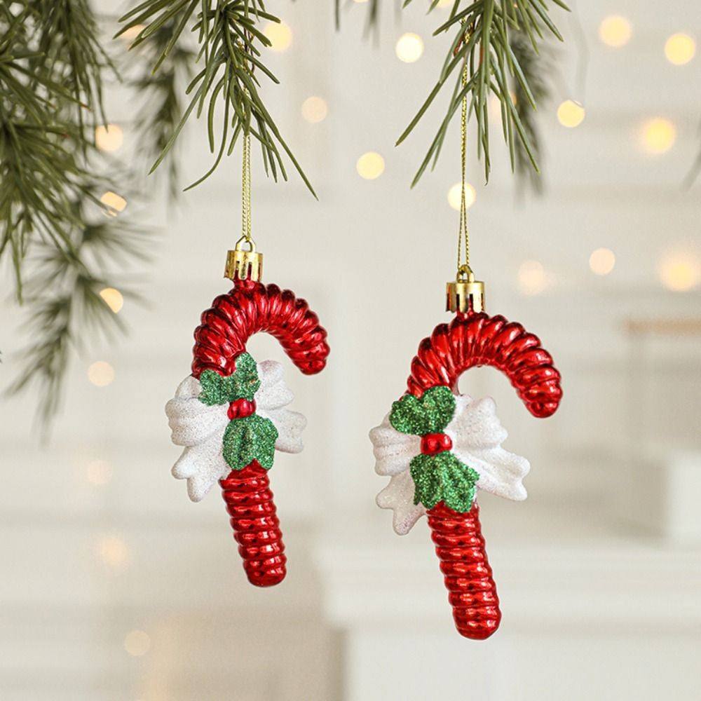 2PCS Red&white Christmas Hanging Decoration Plastic Santa Clause Xmas Ornament Ball Festival Camera Owl Xmas Baubles