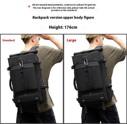 Mochila de Viagem Grande Capacidade 50L 70L Esportes Treino Fitness Bolsa Independente para Sapatos Bolsas para Laptop