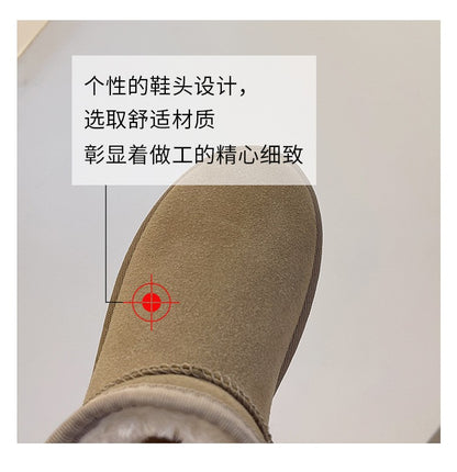 New 2024 Women Winter Ultra Mini Boot Designer Australian Platform Boots for Leather Warm Ankle Fur Booties Luxury Boots