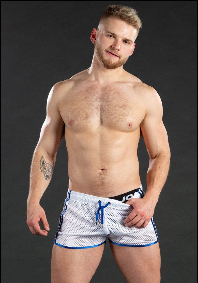 Men's sweatpants hole dry breathable sexy beach outdoor casual three-quarter pants?MNDK-05)