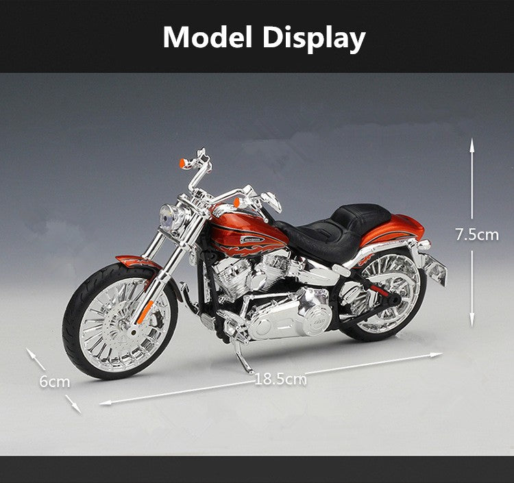 Maisto 1:12 Harley 2014 CVO BREAKOUT Liga de Motocicleta de Corrida Modelo Diecasts Moto Off-road de Metal Brinquedos Infantis Presente