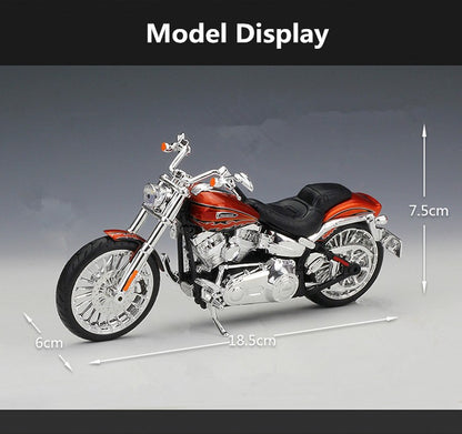 Maisto 1:12 Harley 2014 CVO BREAKOUT Liga de Motocicleta de Corrida Modelo Diecasts Moto Off-road de Metal Brinquedos Infantis Presente