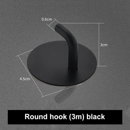 1/3PCS Hook Self-Adhesive 304 Stainless Steel Storage Hanger Towel Key Umbrella Holder Rack Kitchen Bathroom Home Accessories