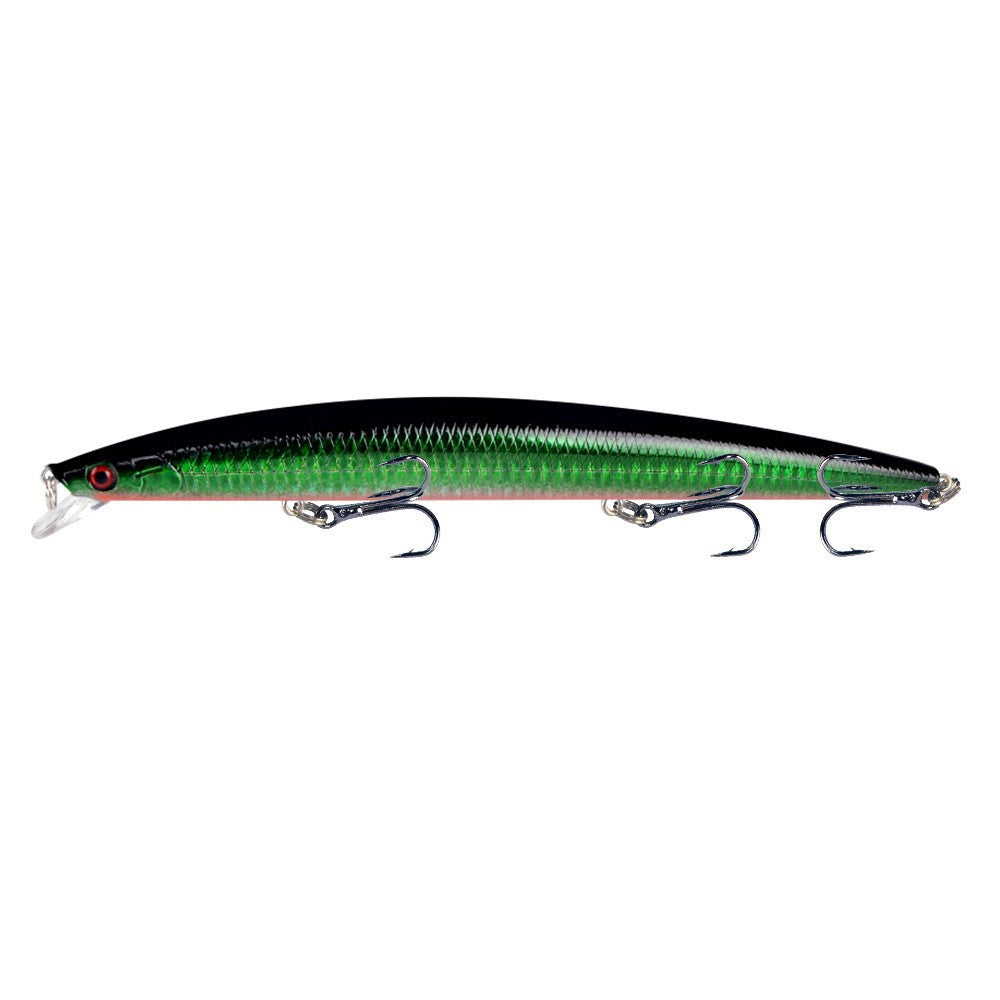 1pcs 18cm 24g Minnow Fishing Lure Laser Hard Artificial Bait Plastic Big Fake Fish Lures Sea Fishing Bait Crankbait Wobblers