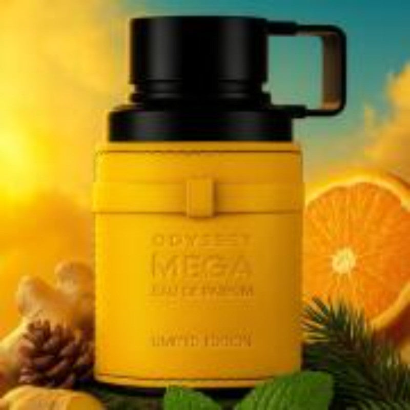 Armaf Odyssey Mega Man Eau de Parfum Spray 100ml Original Perfumes Árabes Perfume Amadeirado Aromático de Longa Duração Colônia para Homens Maquiagem