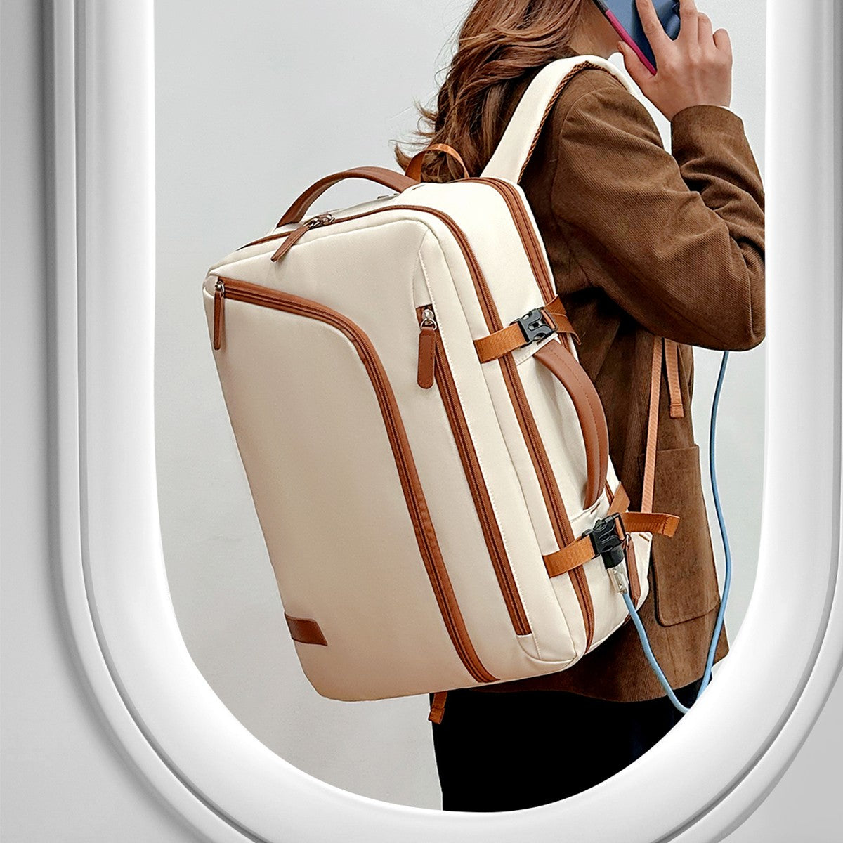 Backpack Unisex New Simple Business Computer Backpack Outdoor Large Capacity Travel Bag Student School Bag Boys