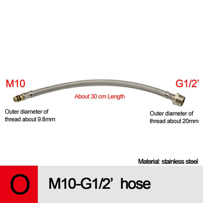 Special Inlet Connection Hose For Pull-out Kitchen/Bathroom Pull-out Fauce M15/M8/M10/Plug In Extension Adapter Pipe