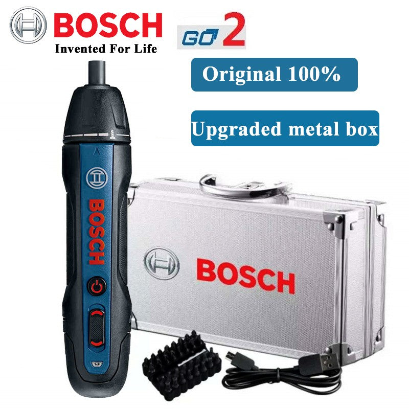 Parafusadeira elétrica sem fio Bosch Go Original 3.6V Recarregável Parafusadeira automática Furadeira Bosch Go 2 Ferramenta elétrica de lote