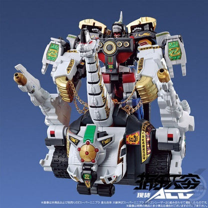 Em Estoque 100% Original Bandai Super Minipla Kyouryuu Sentai Zyuranger Mighty Morphin Boneco de Ação de Brinquedo Presente para Amigo
