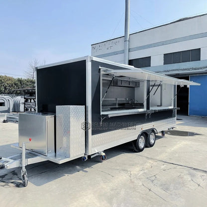 Carrinho de comida para fábrica, caminhão de tacos, trailer de churrasco móvel, carrinho de sorvete, trailer de concessão, carro de venda de suco, trailers de comida totalmente equipados