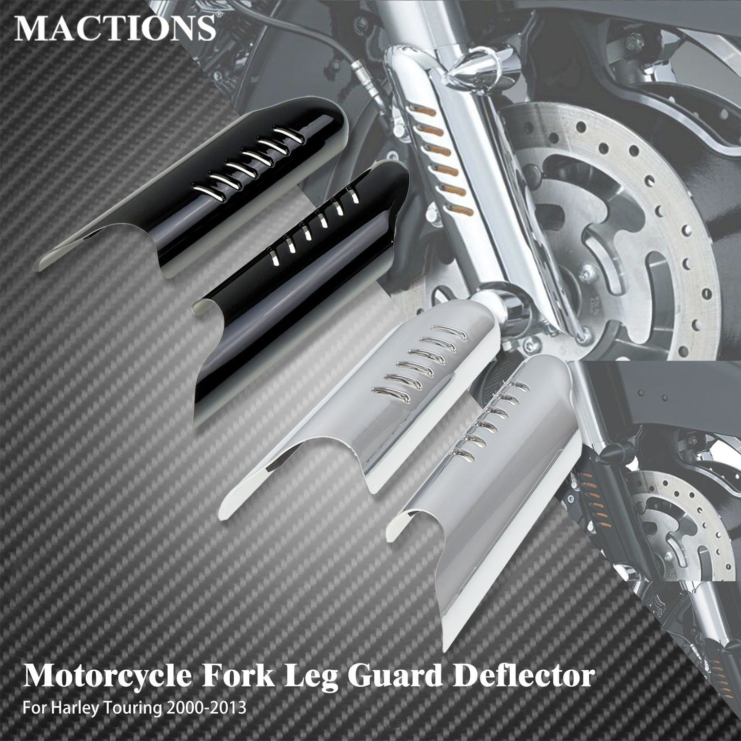 Capa da Bengala Inferior da Moto para Harley Touring Road Street Glide FLHX FLHR Ultra CVO 00-13 Protetor Defletor Escudo