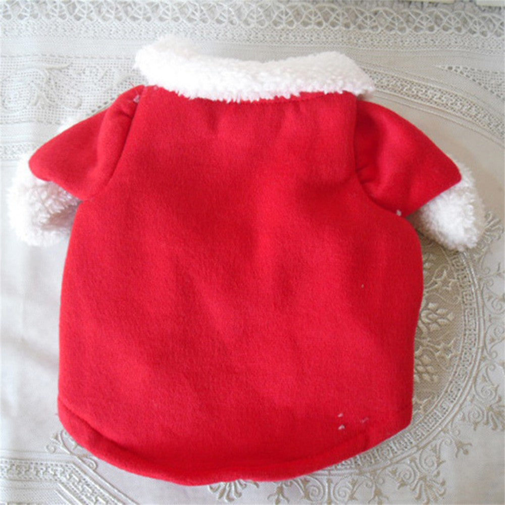 Roupa de Natal para Gatos Engraçada Fantasia de Cosplay para Gato e Cachorro de Estimação Roupa de Papai Noel de Ano Novo para Filhotes e Gatinhos Roupinhas de Inverno para Chihuahuas