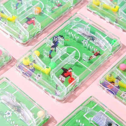 5/10/20/30pcs Soccer Maze Pinball Game Toys for Kids Boys Birthday Party Favors Soccer Sport Theme Party Gifts Classroom Prizes