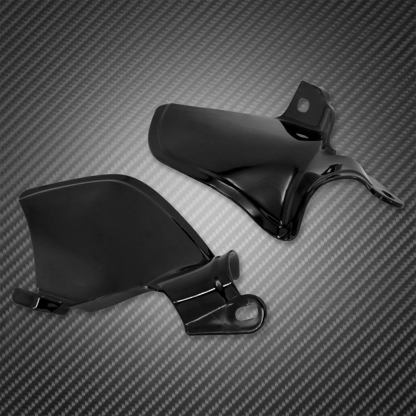Defletor de Calor do Escudo da Sela ABS para Motocicleta Preto Brilhante para Harley Softail Fat Boy Breakout Slim Street Bob 2018-2022