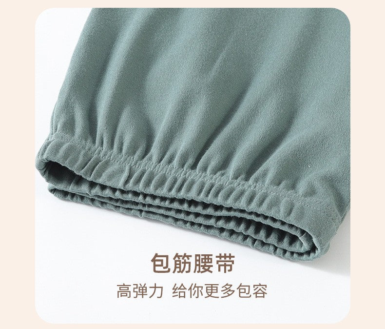 High Quality 100% Cotton Pajamas Suit Men Outside Classic Simple Male's Homewear Fashion Soft Breathable Sleepwear Business Gent