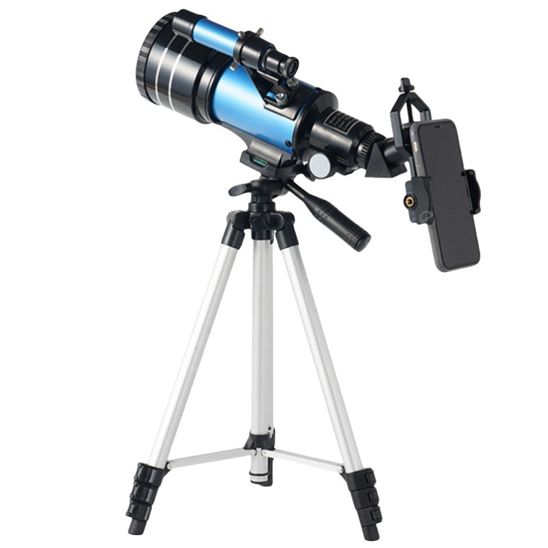 Telescópio Refrator de Abertura de 70 mm para Adultos e Crianças Telescópio Portátil para Iniciantes em Astronomia Telescópio de Viagem
