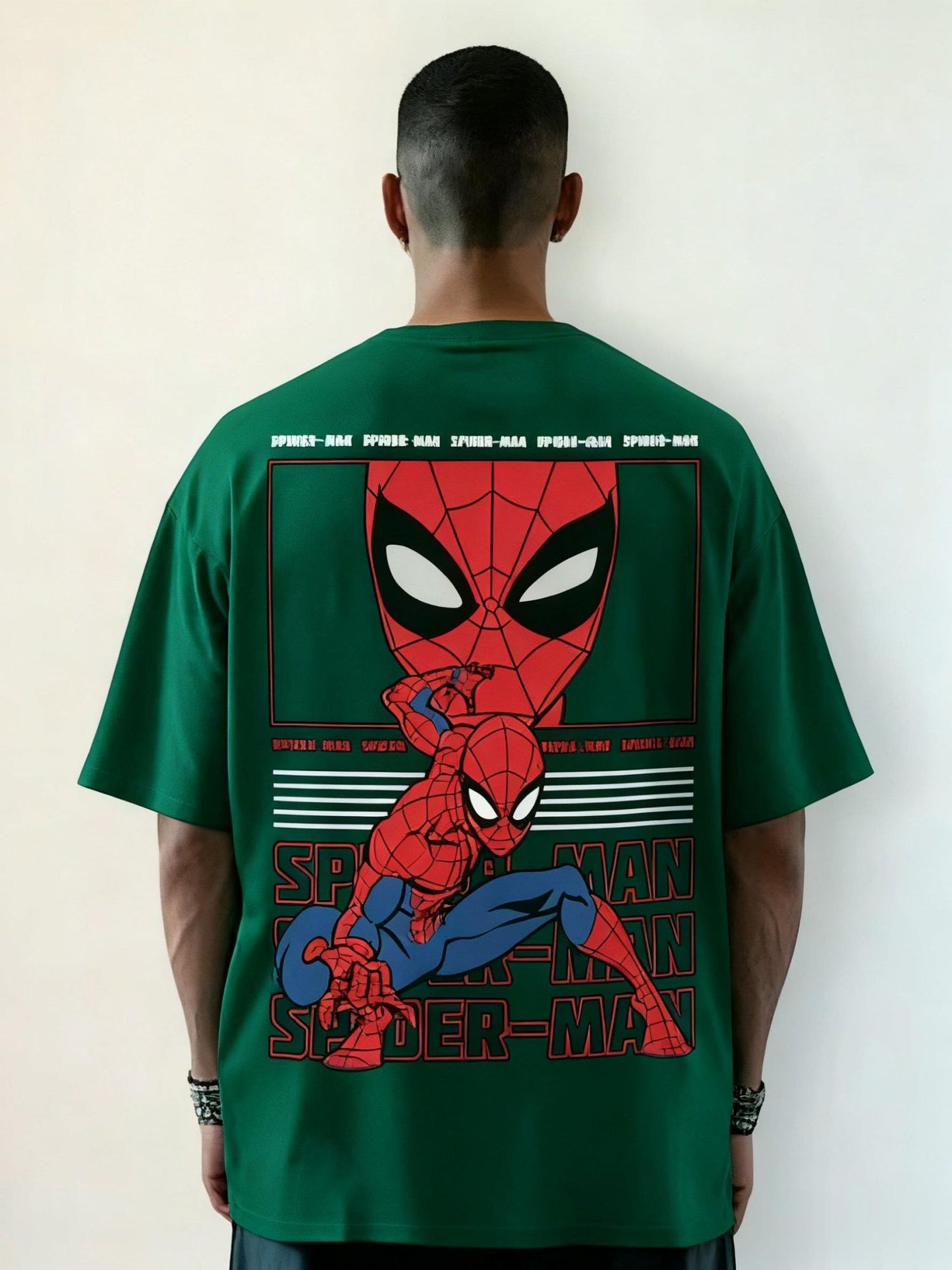 Unisex Marvel Spider-Man Oversized  Graphic T Shirt Men Women Short Sleeve Tee Superhero Print Streetwear Casual Tops Summer New