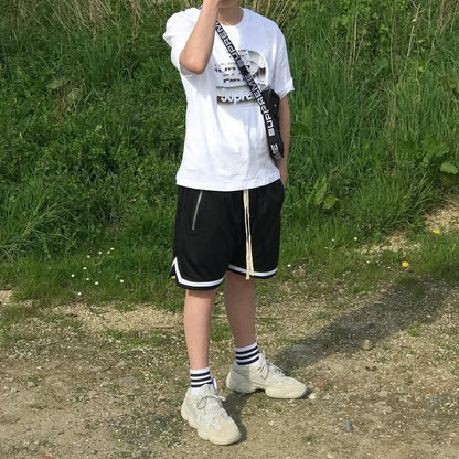 Men's Sports Shorts Basketball Mesh Quick Dry Gym Shorts for Summer Fitness Joggers Casual Breathable Short Pants Scanties Male