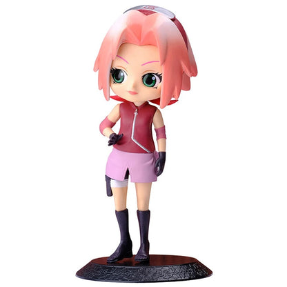 Bonecos de Anime Naruto Figuras de Ação Sakura Uchiha Gaara Kakashi Modelos em PVC para Decoração Coleção Presente Brinquedos 15cm