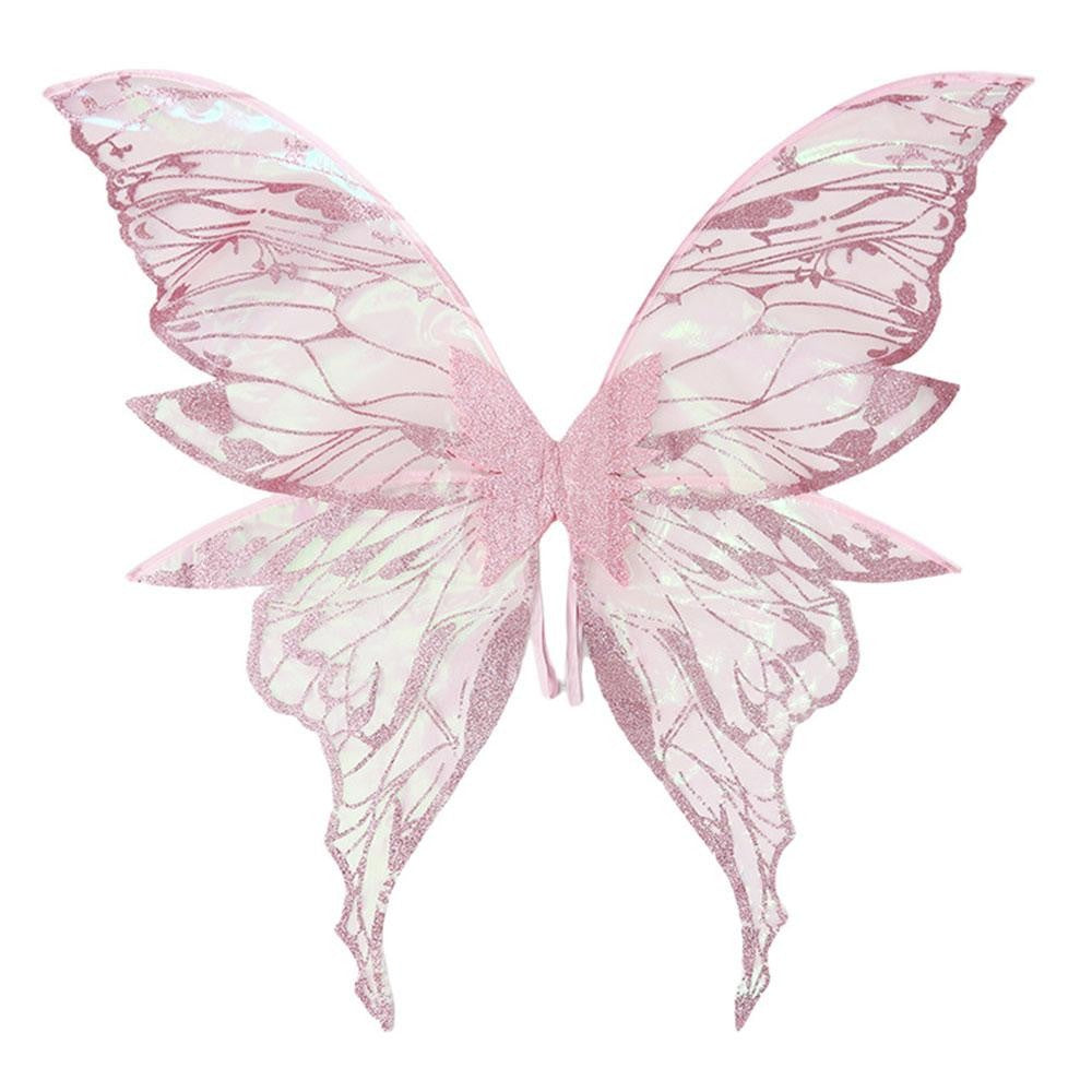 1PC Adults Fairy Wings Girls Sparkling Angel Wings Butterfly Costume Wings Halloween Costume Dress up Party Favor Christmas Gift