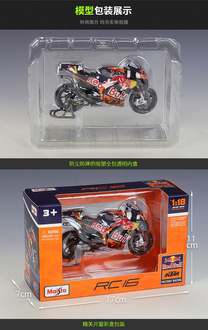 Maisto 1:18 Ducati Team 20º Aniversário 1# 23# Moto Gp Misano Livery Ducati Lenovo Liga Miniatura Modelo Diecast Brinquedos