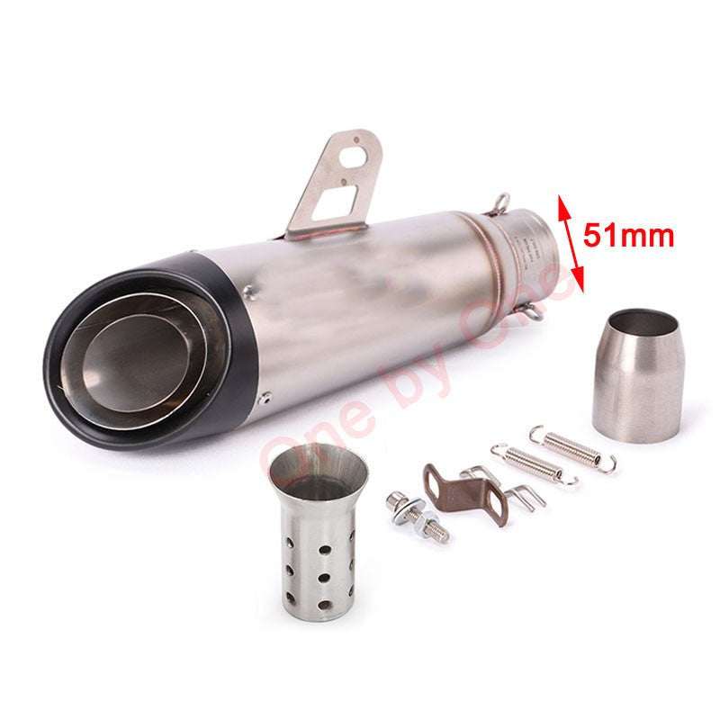 Universal Motorcycle Exhaust Muffler Pipe Escape Moto DB Killer For Honda R6 R15 R1 R3 MT07 Tmax155 XMAX GSX250