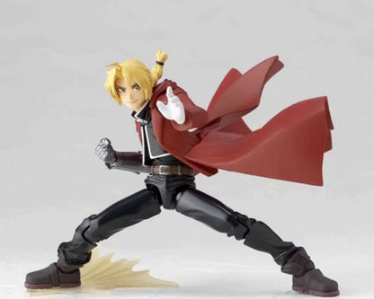 Novo Anime Fullmetal Alchemist Edward Elric Alphonse REVOLTECH YAMAGUCHI Boneco Articulado Modelo Brinquedo Presente