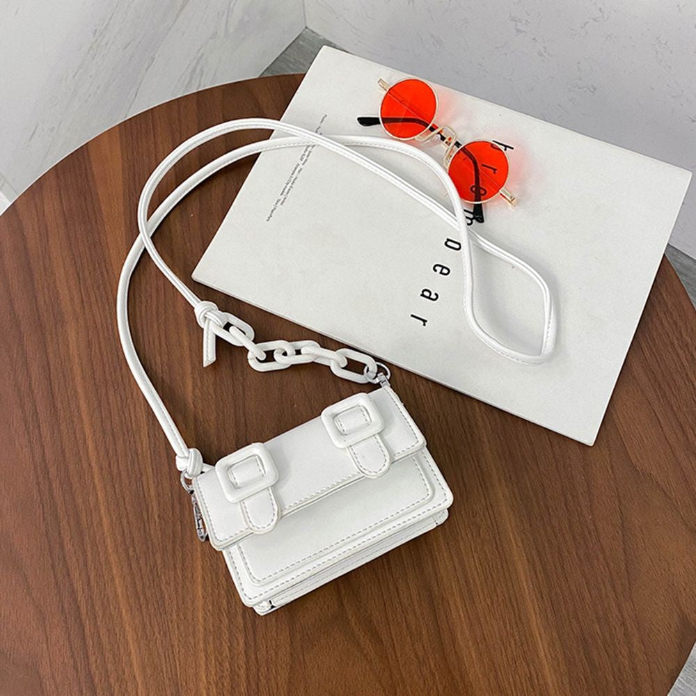 Mini Small Messenger Bags For Women Girl Chain Purse PU Leather Handbag Ladies Girl Crossbody Bags Designer 2022 Summer Yellow