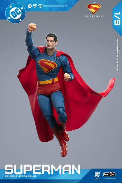 2026 Quente Fondjoy Batalha Danificada Superman Action Figure David Corenswet 1/9 Novo Boneco do Superman PVC Articulado Brinquedo Infantil Presente Para Meninos