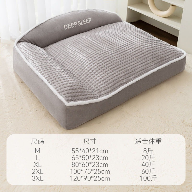 Nova Cama para Gatos Cama para Cães Canil Antiderrapante Inverno Quente Canil Pequeno para Cães Dormir Removível Lavável Almofada Macia para Filhotes Suprimentos para Gatos