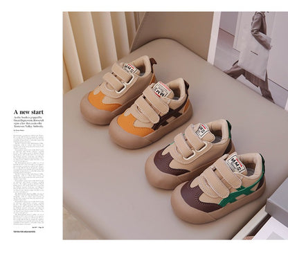 Children's Forrest Gump Shoes Four Seasons Green Boys Girls Walking Shoes 2-8 Years Old Waterproof Non-slip Kids Baby Sneakers