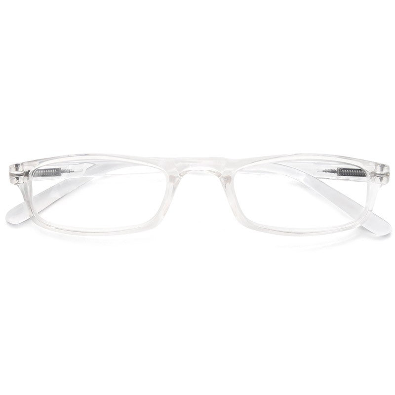 Women Men Reading Glasses Classic Small Rectangle Frame Spring Hinge Ulrta Comtable Wear Readers Eyeglass with Diopters