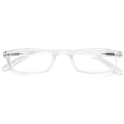 Women Men Reading Glasses Classic Small Rectangle Frame Spring Hinge Ulrta Comtable Wear Readers Eyeglass with Diopters