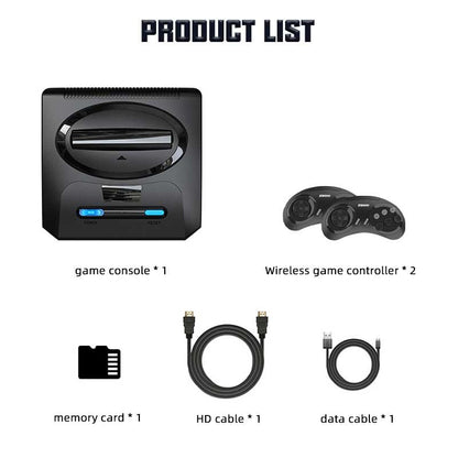 16BIT Segas-MD Video Game Console For Sega Mega Drive Genesis Dendy Console Support HD Output Retro Game Machine